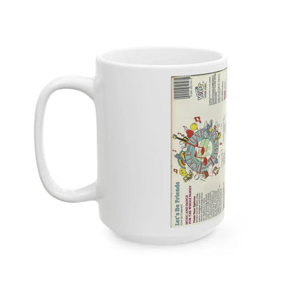 TICKLE TUNE TYPHOON LETS BE FRIENDS (VHS COVER) - White Coffee Mug - Go Mug Yourself