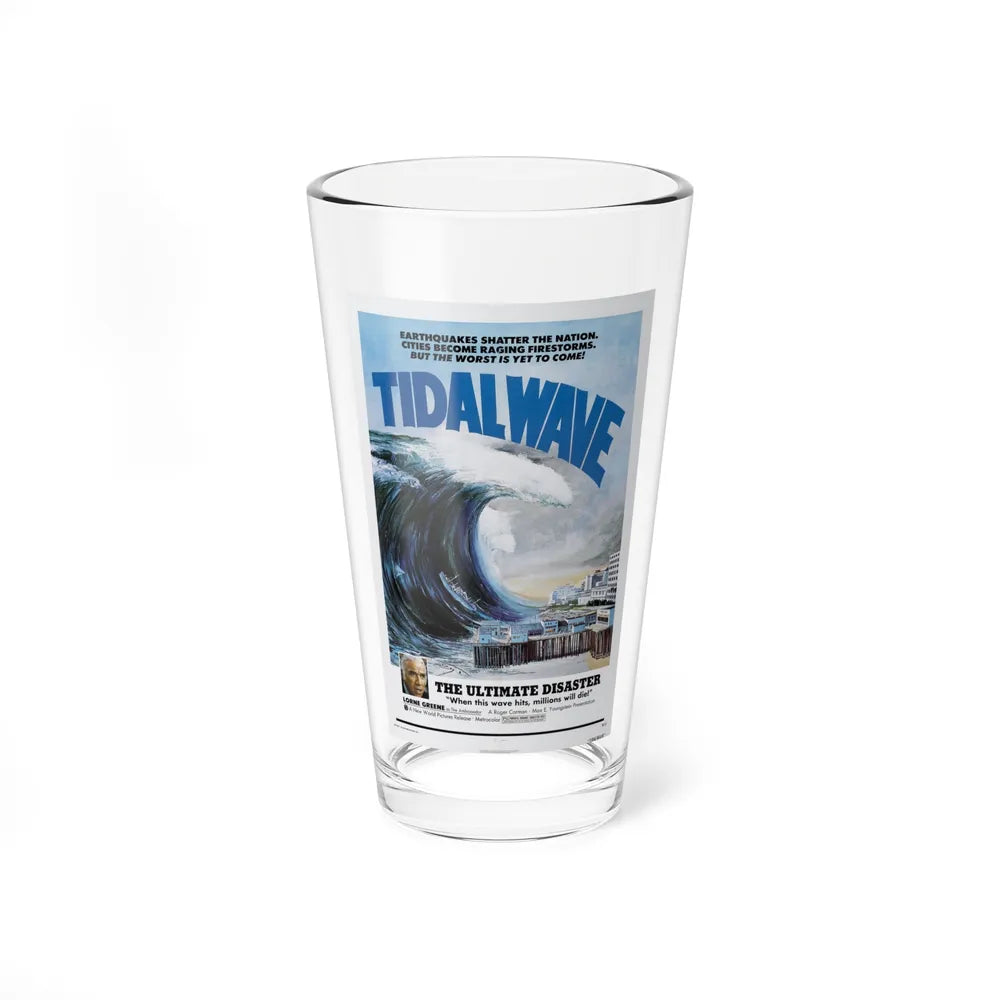 TIDAL WAVE (JAPAN SINKS) 1973 Movie Poster - Pint Glass 16oz-16oz-Go Mug Yourself