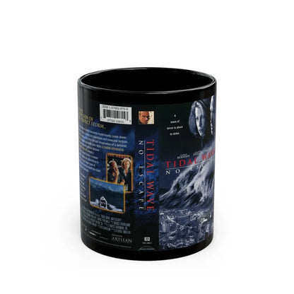 TIDAL WAVE NO ESCAPE (VHS COVER) - Black Coffee Mug-11oz-Go Mug Yourself