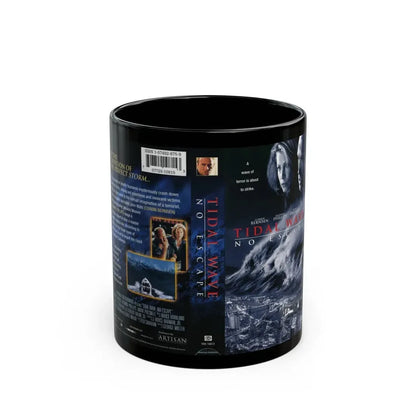 TIDAL WAVE NO ESCAPE (VHS COVER) - Black Coffee Mug 11oz - Go Mug Yourself