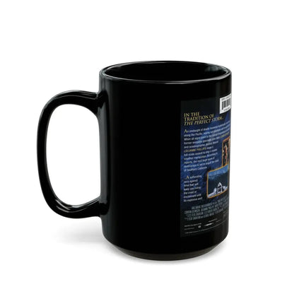 TIDAL WAVE NO ESCAPE (VHS COVER) - Black Coffee Mug - Go Mug Yourself