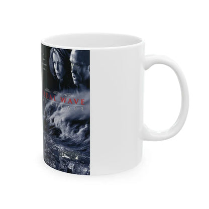 TIDAL WAVE NO ESCAPE (VHS COVER) - White Coffee Mug-Go Mug Yourself