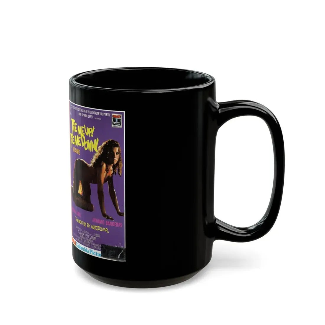 TIE ME UP TIE ME DOWN ATAME (VHS COVER) - Black Coffee Mug - Go Mug Yourself