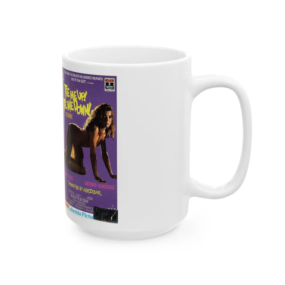 TIE ME UP TIE ME DOWN ATAME (VHS COVER) - White Coffee Mug-Go Mug Yourself