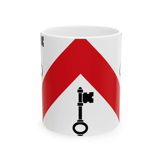 Tielt vlag (Belgium) White Coffee Mug 11oz - Go Mug Yourself