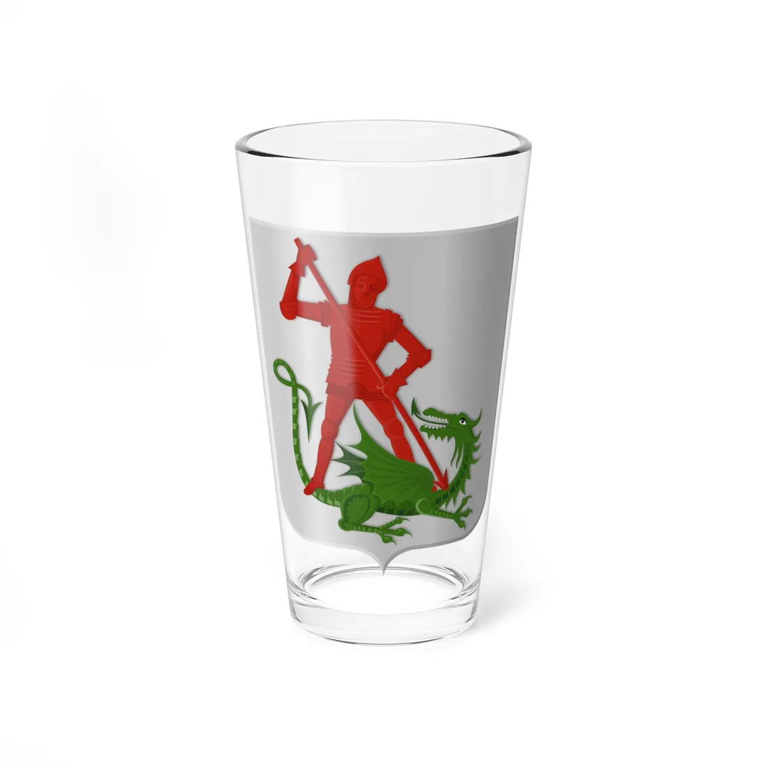 Tielt-Winge wapen2 (Belgium) (Coat of Arms) Pint Glass 16oz 16oz - Go Mug Yourself