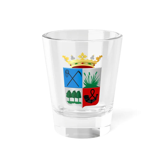 TIETJERKSTERADEEL wapen 1818 (Netherlands) (Coat of Arms) Shot Glass 1.5oz 1.5oz - Go Mug Yourself