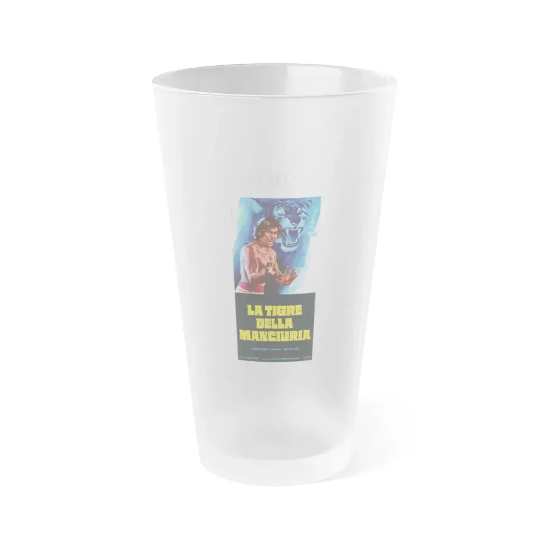 TIGER FROM CHINA Movie Poster - Frosted Pint Glass 16oz Default Title - Go Mug Yourself
