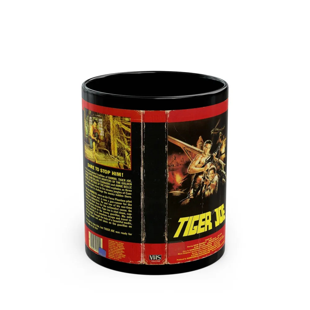 TIGER JOE VERSION 2 (VHS COVER) - Black Coffee Mug-11oz-Go Mug Yourself