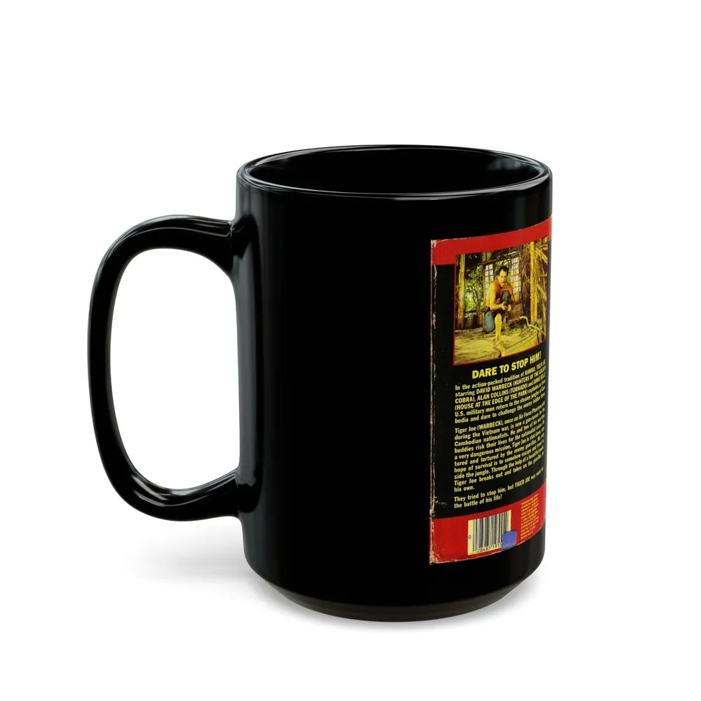 TIGER JOE VERSION 2 (VHS COVER) - Black Coffee Mug-Go Mug Yourself