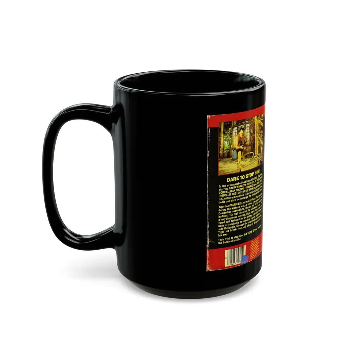 TIGER JOE VERSION 2 (VHS COVER) - Black Coffee Mug - Go Mug Yourself
