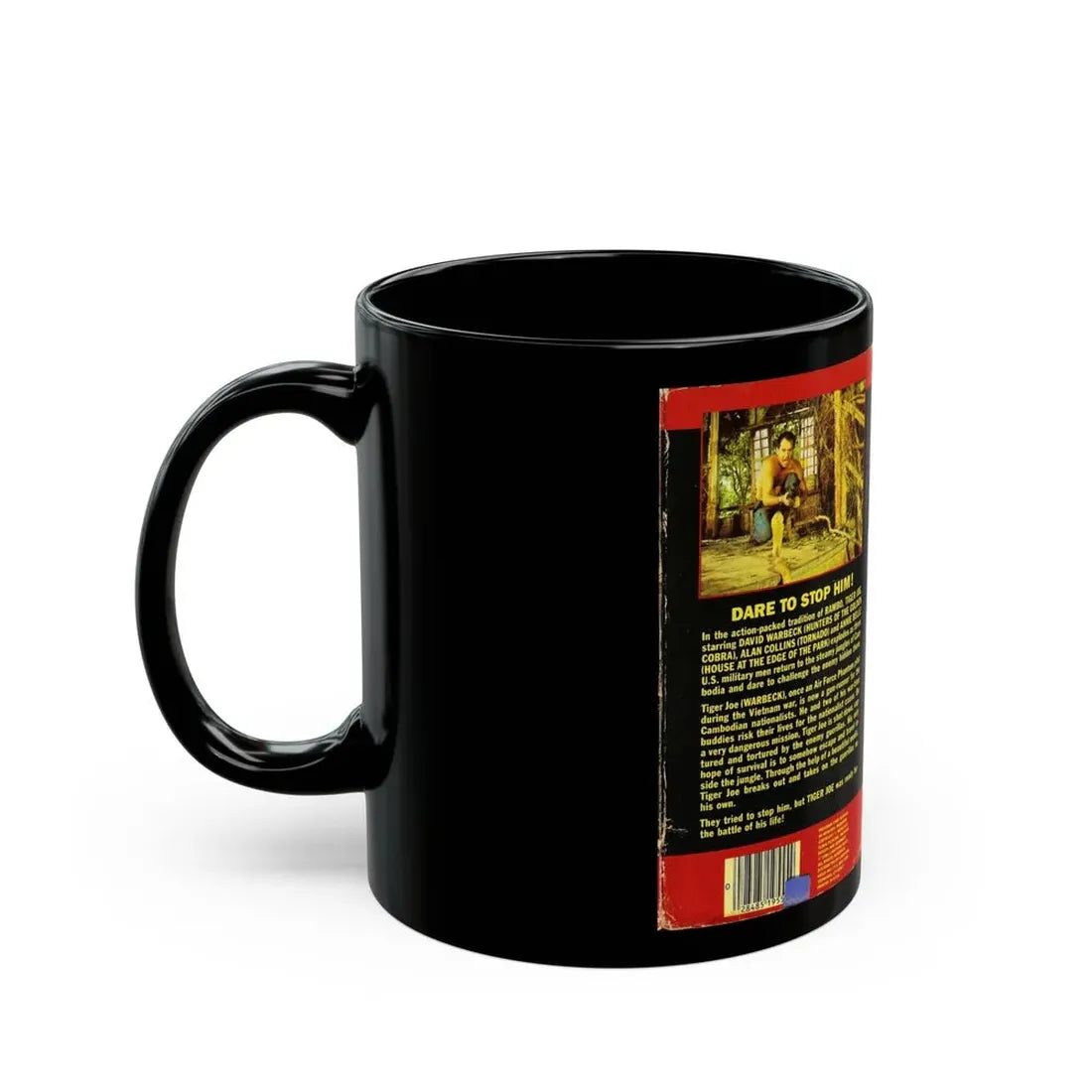 TIGER JOE VERSION 2 (VHS COVER) - Black Coffee Mug - Go Mug Yourself