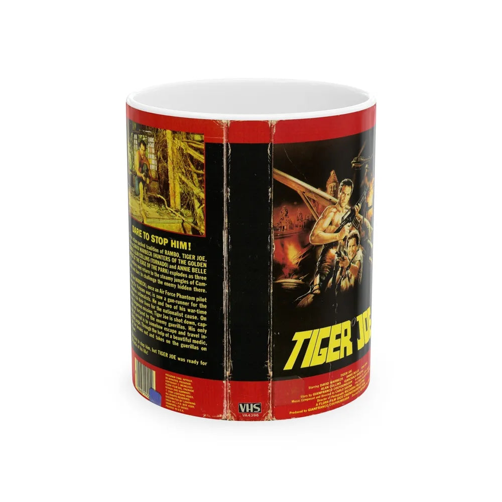 TIGER JOE VERSION 2 (VHS COVER) - White Coffee Mug-11oz-Go Mug Yourself