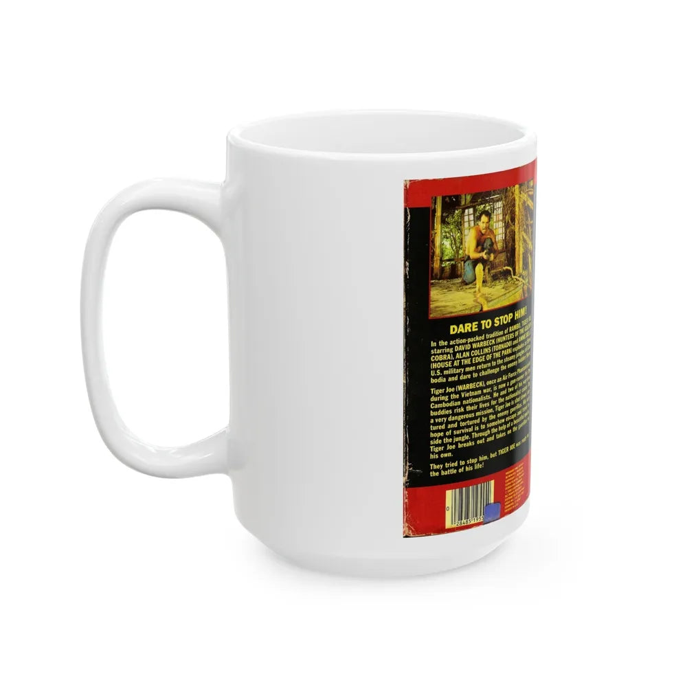 TIGER JOE VERSION 2 (VHS COVER) - White Coffee Mug-Go Mug Yourself