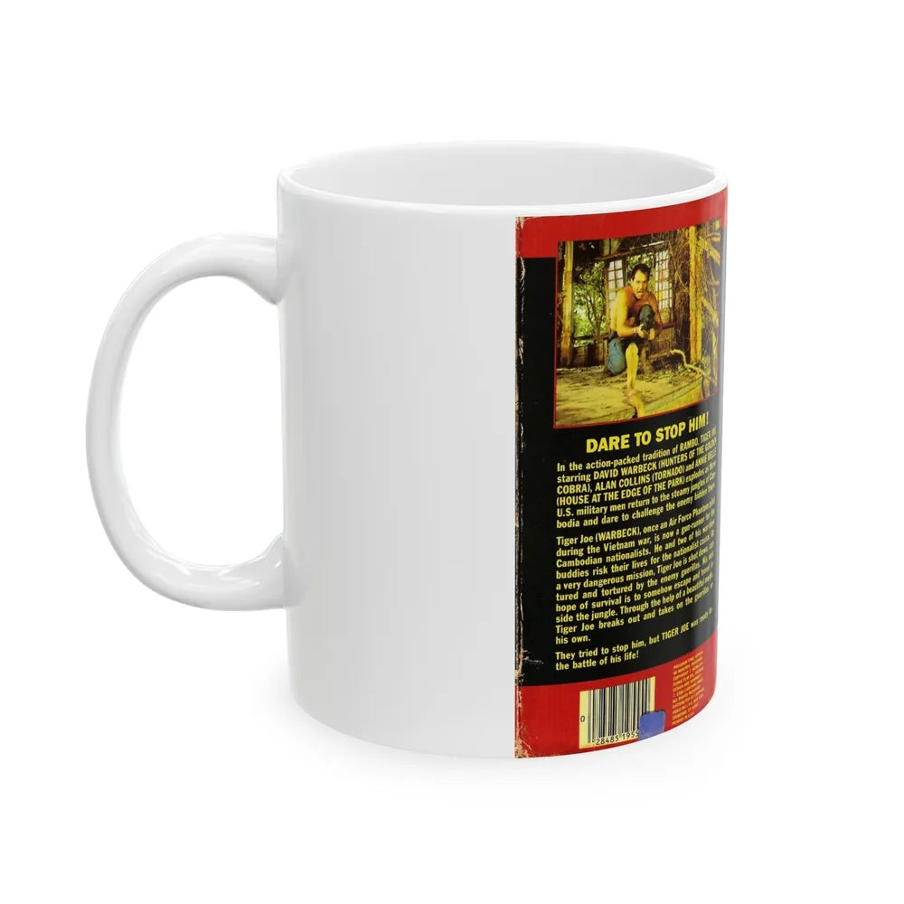 TIGER JOE VERSION 2 (VHS COVER) - White Coffee Mug-Go Mug Yourself