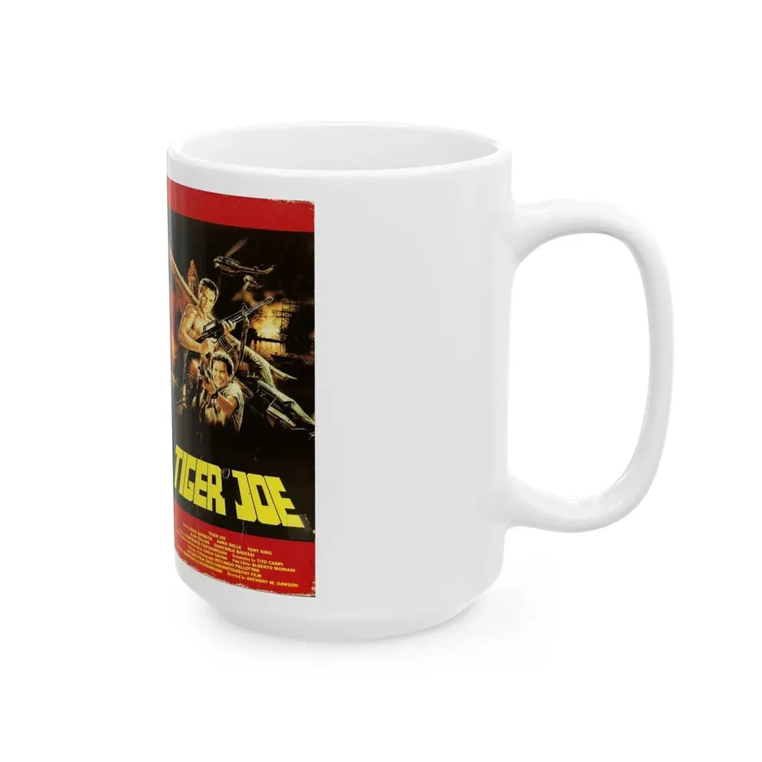TIGER JOE VERSION 2 (VHS COVER) - White Coffee Mug - Go Mug Yourself
