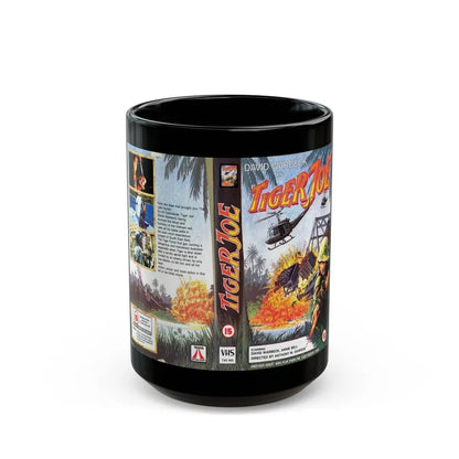 TIGER JOE (VHS COVER) - Black Coffee Mug 15oz - Go Mug Yourself