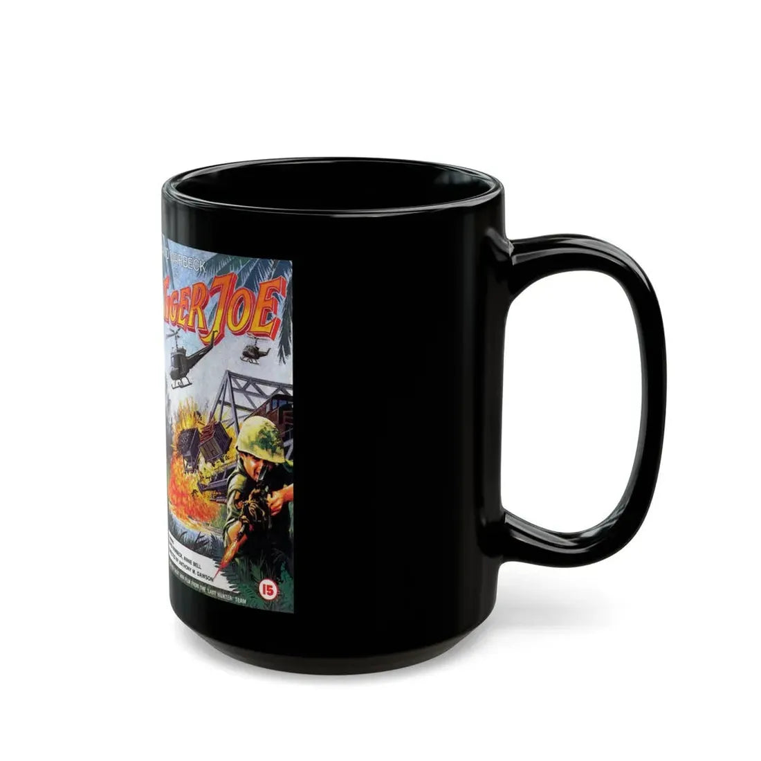 TIGER JOE (VHS COVER) - Black Coffee Mug - Go Mug Yourself