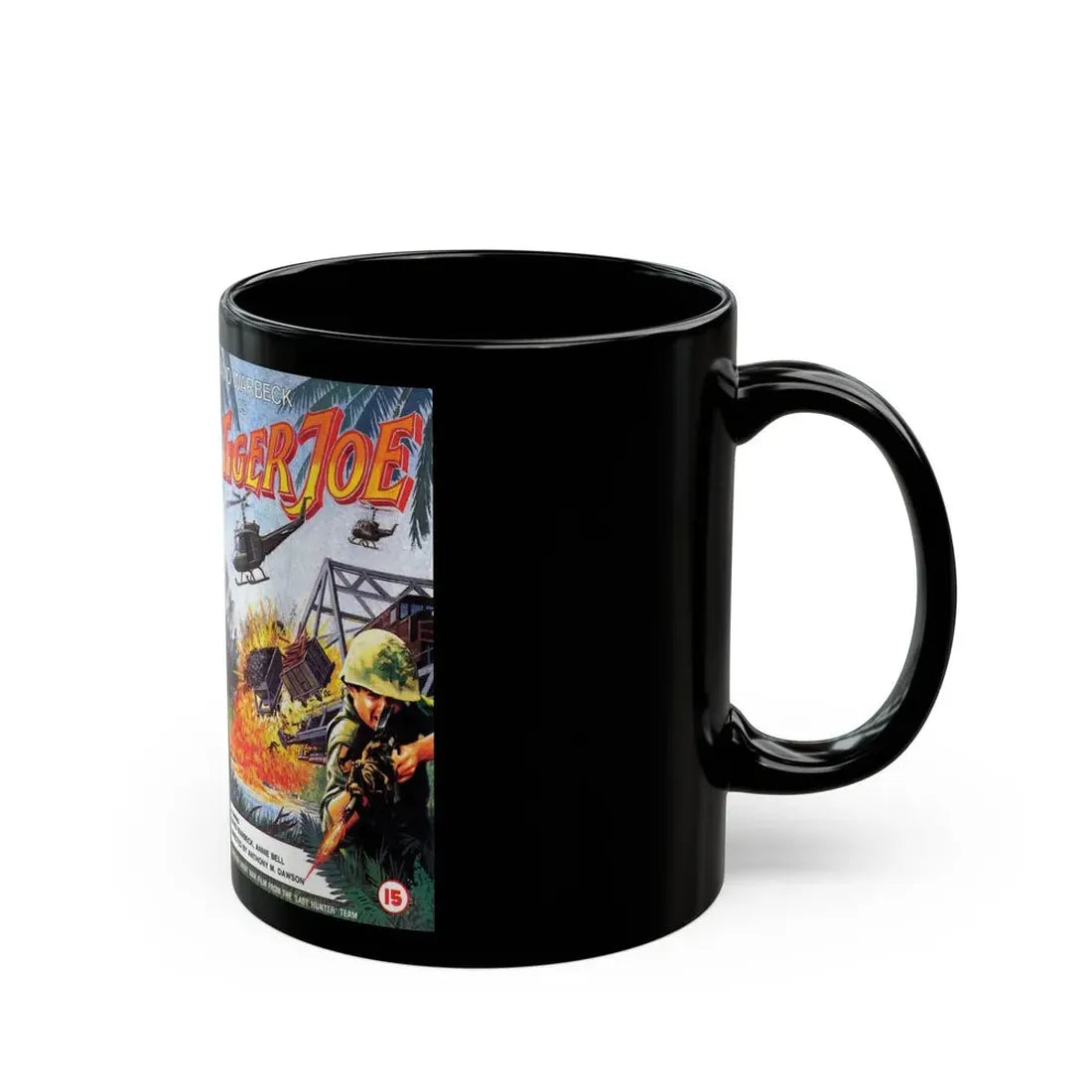 TIGER JOE (VHS COVER) - Black Coffee Mug - Go Mug Yourself