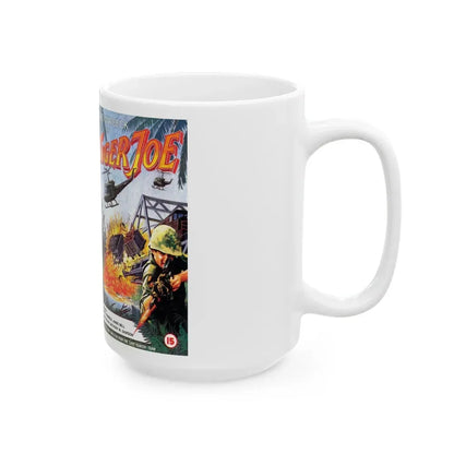 TIGER JOE (VHS COVER) - White Coffee Mug - Go Mug Yourself