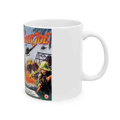 TIGER JOE (VHS COVER) - White Coffee Mug-Go Mug Yourself