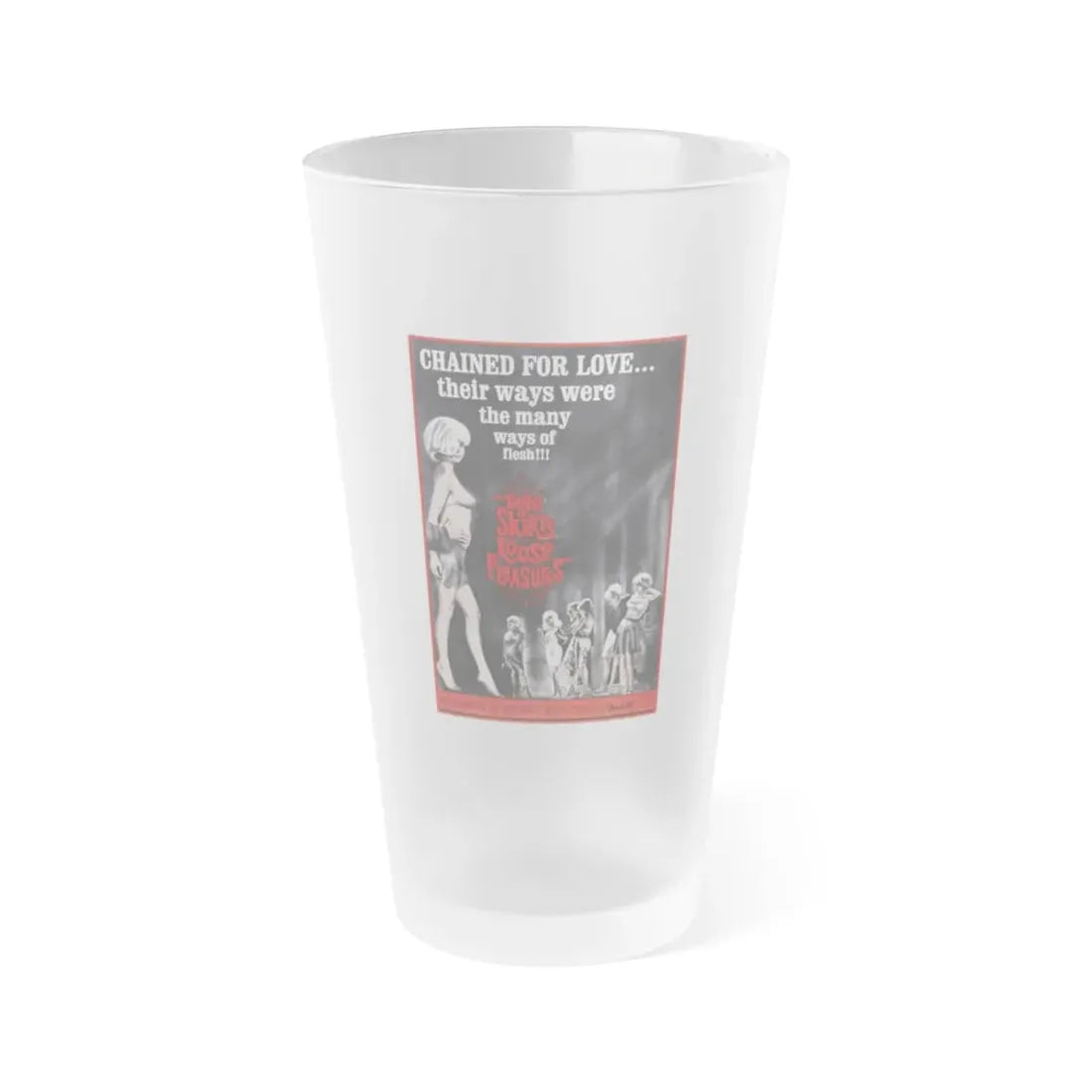 TIGHT SKIRTS, LOOSE PLEASURES 1966 Movie Poster - Frosted Pint Glass 16oz Default Title - Go Mug Yourself