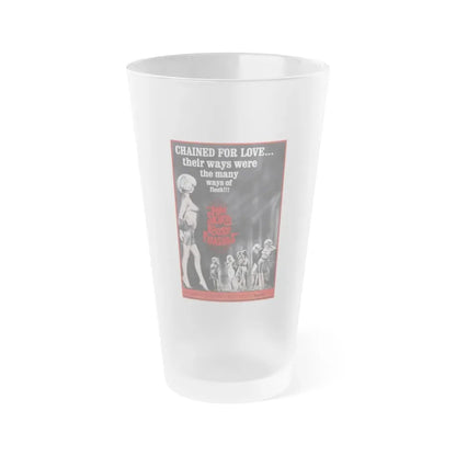 TIGHT SKIRTS, LOOSE PLEASURES 1966 Movie Poster - Frosted Pint Glass 16oz Default Title - Go Mug Yourself