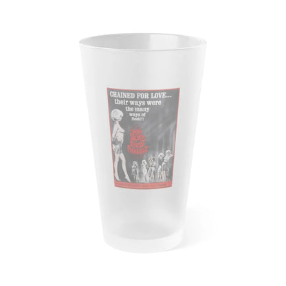 TIGHT SKIRTS, LOOSE PLEASURES 1966 Movie Poster - Frosted Pint Glass 16oz-Go Mug Yourself