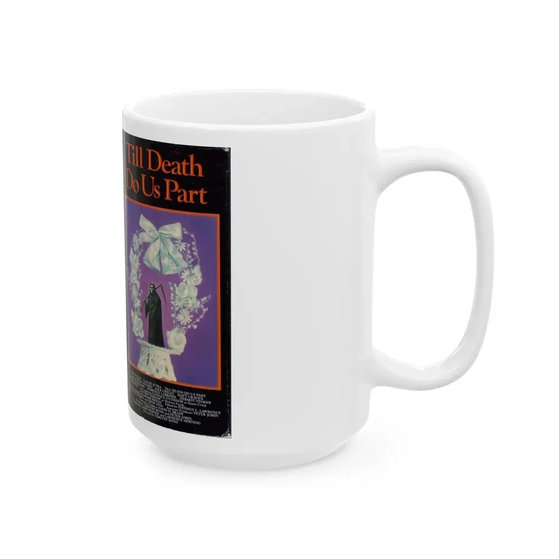 TILL DEATH DO US PART (VHS COVER) - White Coffee Mug - Go Mug Yourself