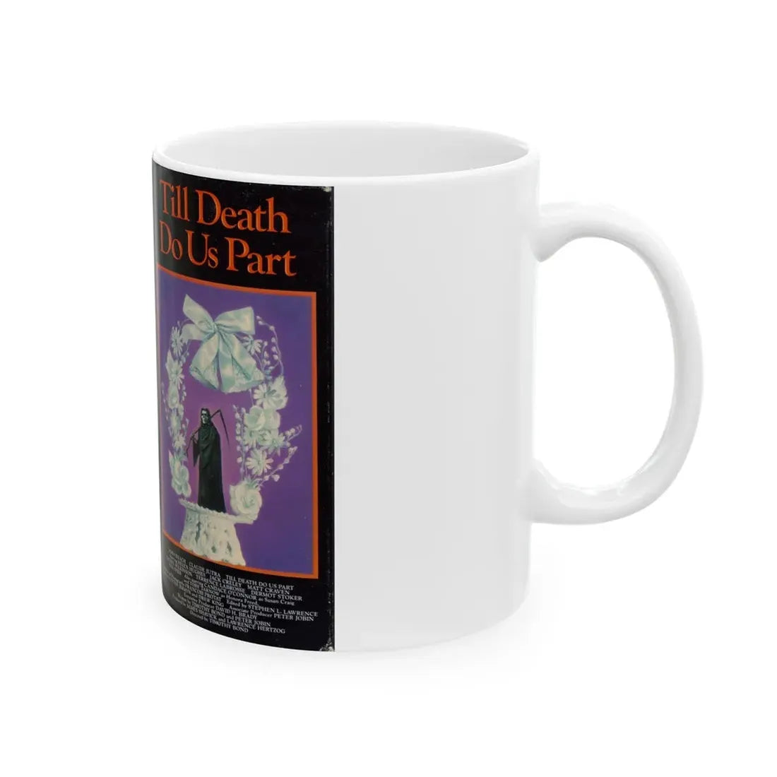 TILL DEATH DO US PART (VHS COVER) - White Coffee Mug - Go Mug Yourself