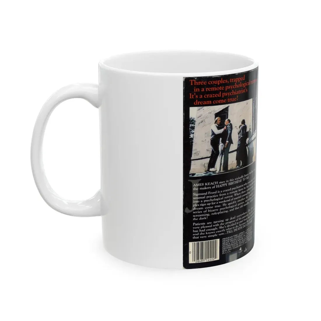 TILL DEATH DO US PART (VHS COVER) - White Coffee Mug - Go Mug Yourself