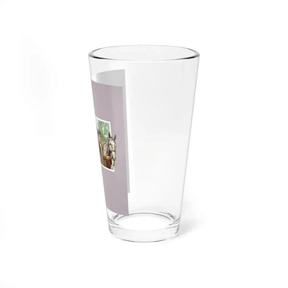 Tillie Widowed, original book cover illustration - Pint Glass 16oz - Go Mug Yourself