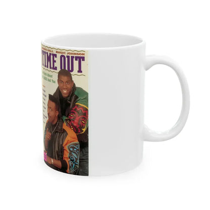 TIME OUT THE TRUTH ABOUT HIV AIDS AND YOU (VHS COVER) - White Coffee Mug - Go Mug Yourself