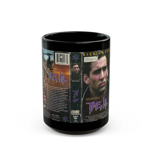 TIME TO KILL (VHS COVER) - Black Coffee Mug-15oz-Go Mug Yourself