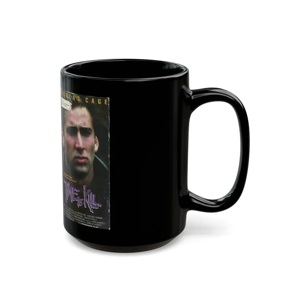 TIME TO KILL (VHS COVER) - Black Coffee Mug-Go Mug Yourself