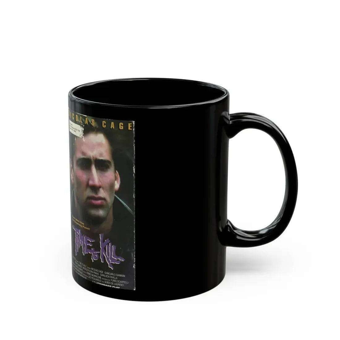 TIME TO KILL (VHS COVER) - Black Coffee Mug - Go Mug Yourself