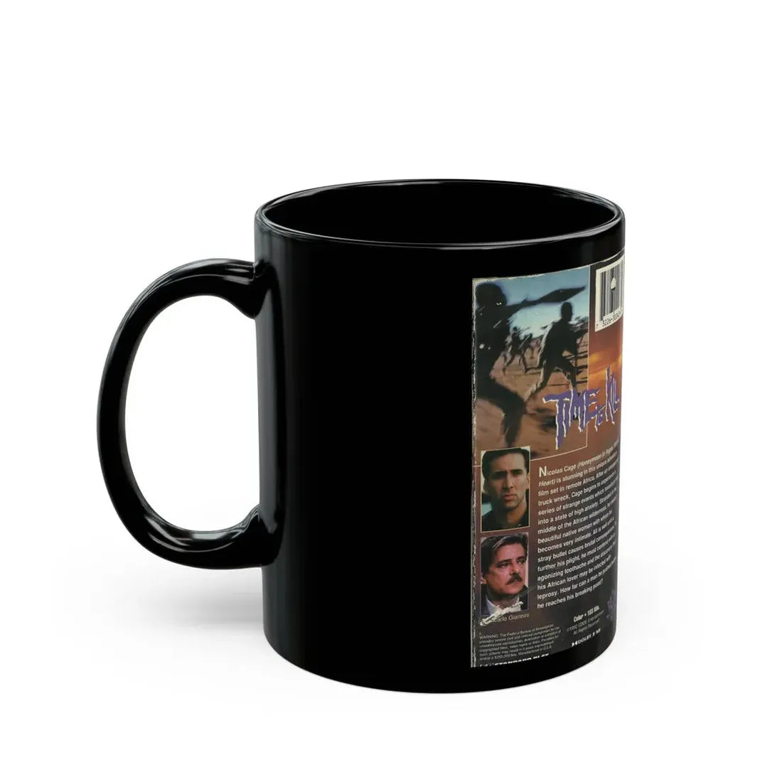 TIME TO KILL (VHS COVER) - Black Coffee Mug - Go Mug Yourself