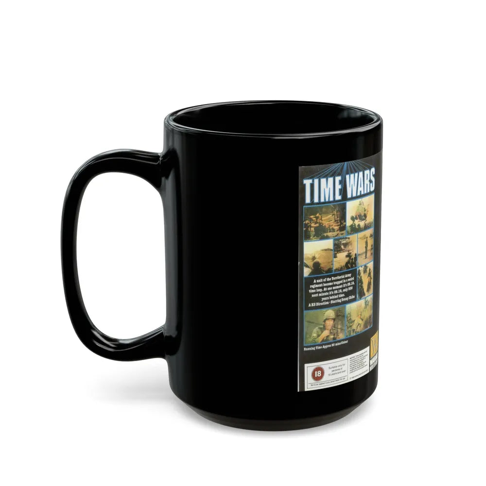 TIME WARS (VHS COVER) - Black Coffee Mug-Go Mug Yourself