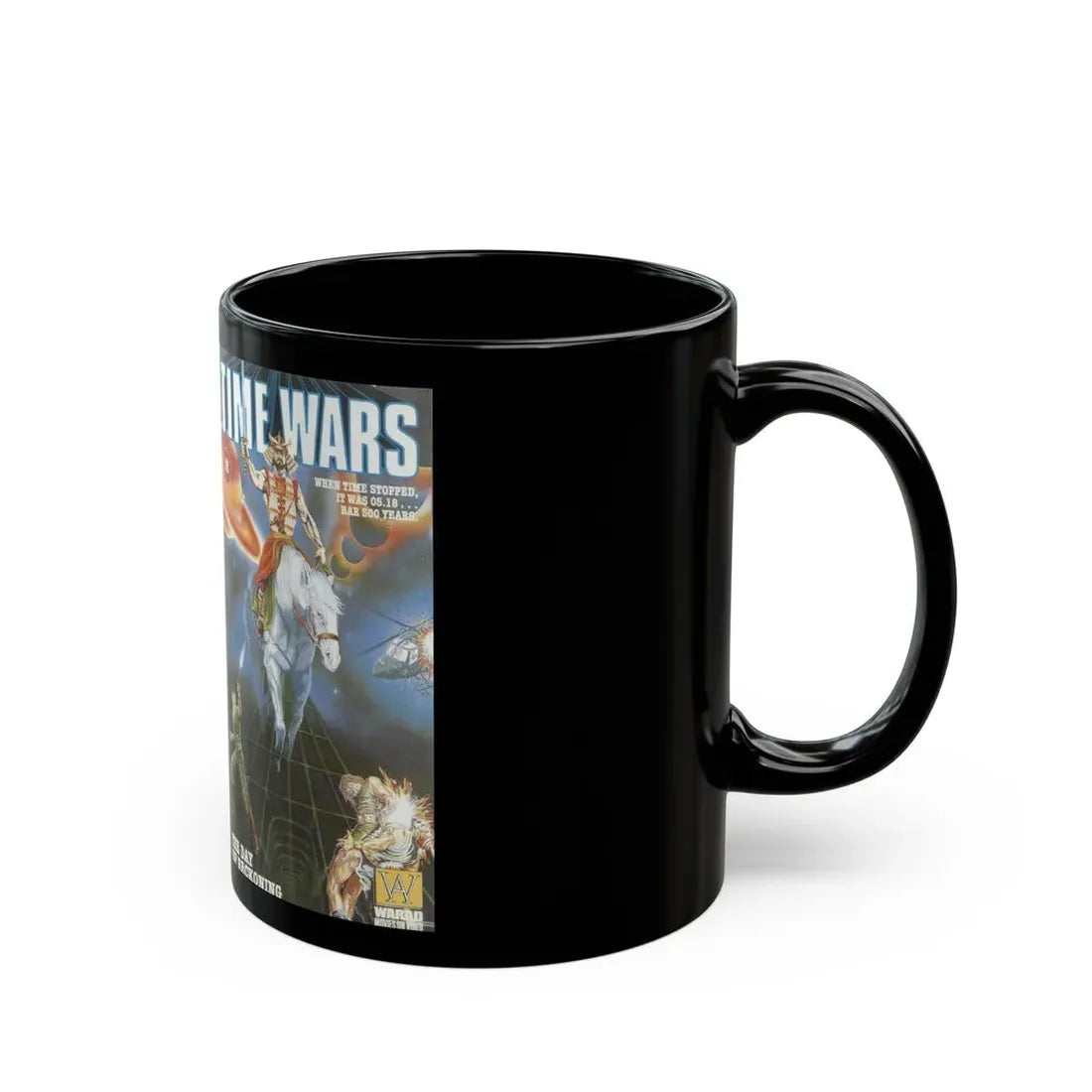 TIME WARS (VHS COVER) - Black Coffee Mug - Go Mug Yourself
