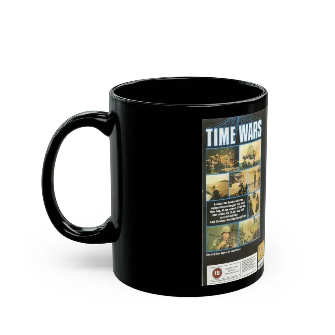 TIME WARS (VHS COVER) - Black Coffee Mug - Go Mug Yourself