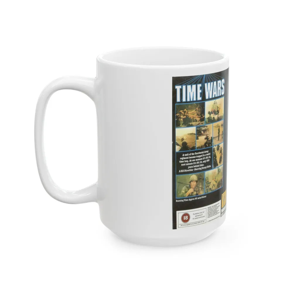 TIME WARS (VHS COVER) - White Coffee Mug-Go Mug Yourself