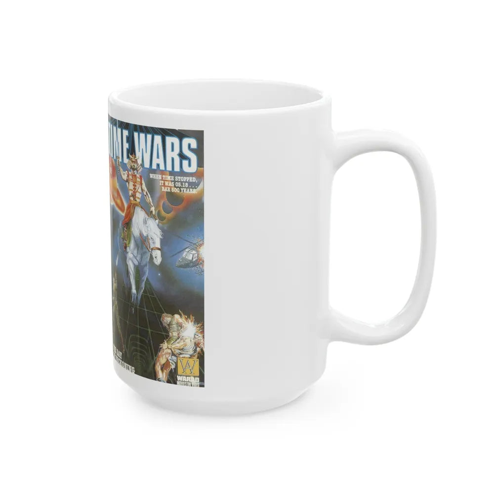 TIME WARS (VHS COVER) - White Coffee Mug-Go Mug Yourself