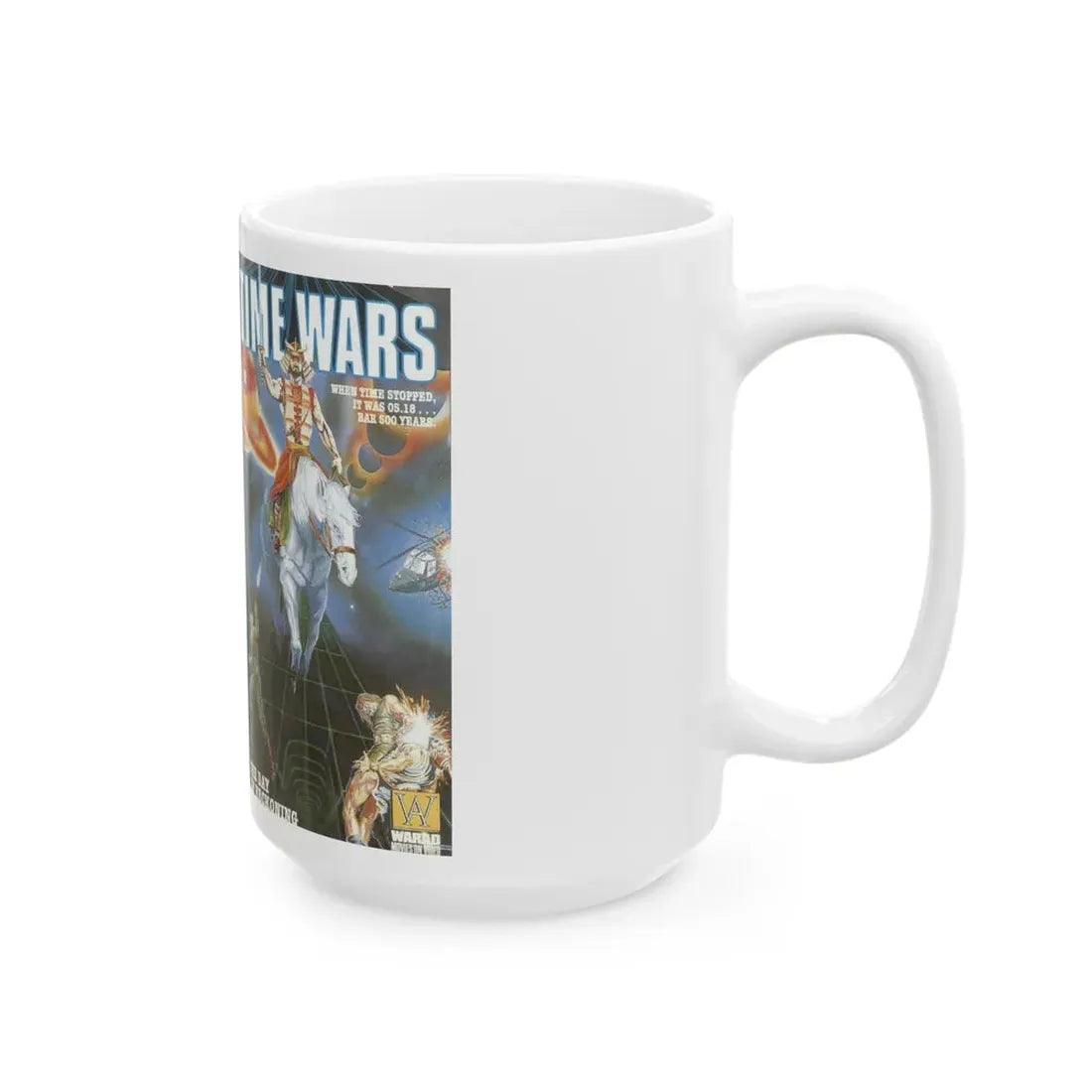 TIME WARS (VHS COVER) - White Coffee Mug - Go Mug Yourself
