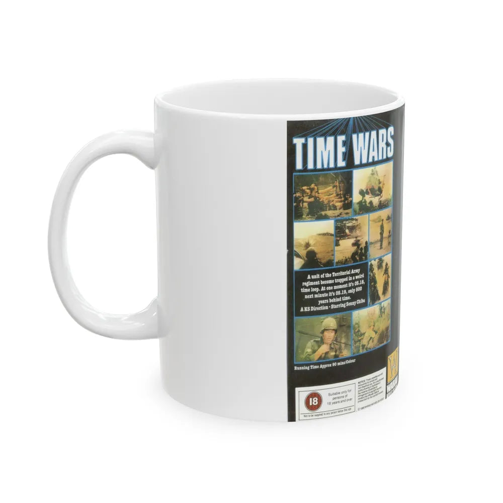 TIME WARS (VHS COVER) - White Coffee Mug-Go Mug Yourself