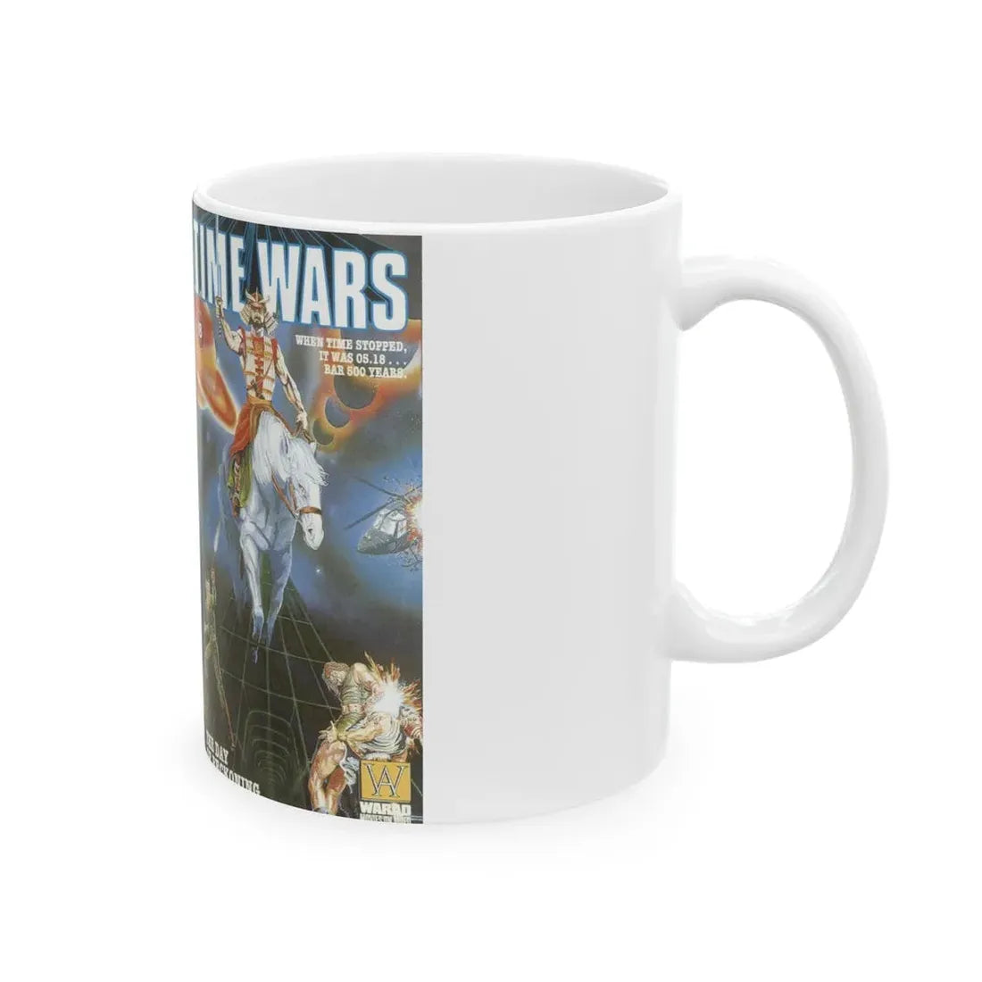 TIME WARS (VHS COVER) - White Coffee Mug - Go Mug Yourself