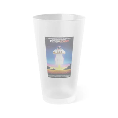 TIMERIDER 1982 Movie Poster - Frosted Pint Glass 16oz 16oz Frosted - Go Mug Yourself