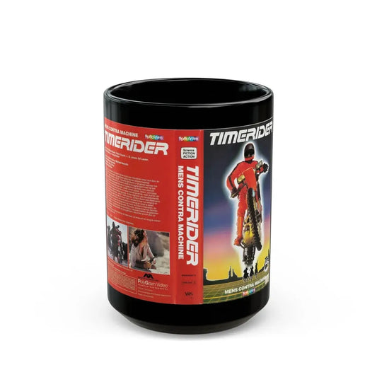 TIMERIDER (VHS COVER) - Black Coffee Mug 15oz - Go Mug Yourself
