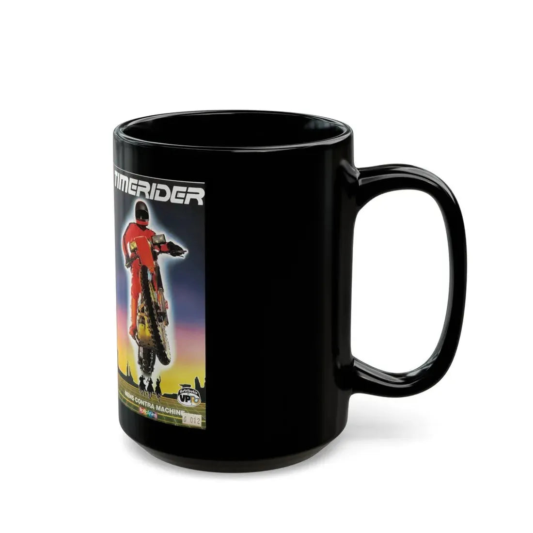 TIMERIDER (VHS COVER) - Black Coffee Mug - Go Mug Yourself