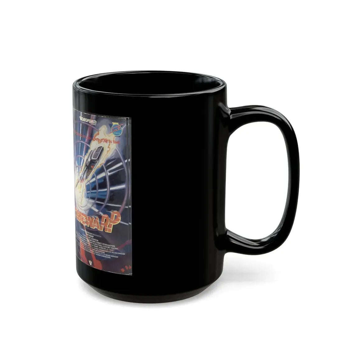 TIMEWARP (VHS COVER) - Black Coffee Mug - Go Mug Yourself