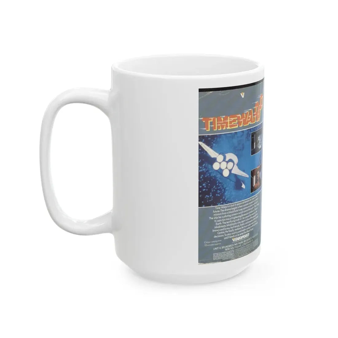 TIMEWARP (VHS COVER) - White Coffee Mug - Go Mug Yourself